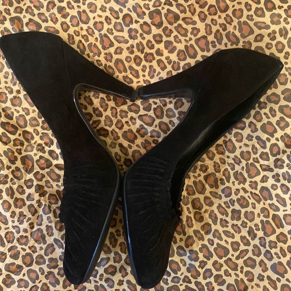 🛝⬇️ Jessica Simpson Size 8B 38 Black High Heels Pumps - Picture 8 of 8